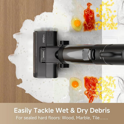 DREAME G10 Combo Wet Dry Vacuum Cleaner, Floor Cleaner Mop 2-in-1 Cordless Vacuum for Multi-Surface, Up to 50 Mins Runtime, One-Step Self Cleaning, Lightweight for Hard Floor