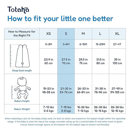 TotAha Sleep Sack 0-6 Months 3-Pack,Stretchy,Buttery Soft Swaddle Transition Sleeping Bag,Light Baby Wearable Blanket with 2-Way Safe Zippers for Boys Girls, 0.5 TOG