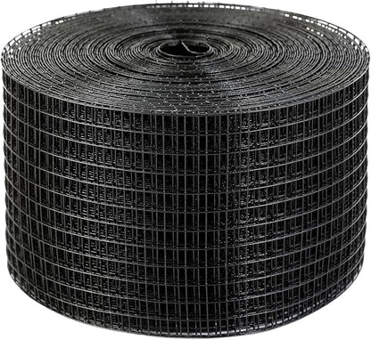 VEVOR 8 inch x 100ft Solar Panel Bird Guard, Critter Guard Roll Kit with 70pcs Durable Metal Fasteners, Solar Panel Guard with Rust-Proof PVC Coating, 1/2 inch Wire Roll Mesh