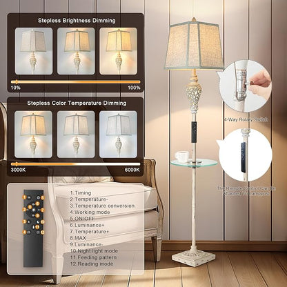 Rustic Floor Lamp, Living Room Lamps