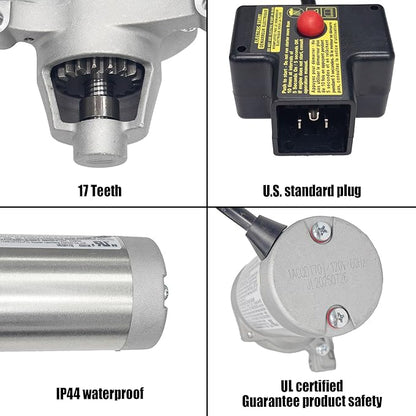 fullas 133-9998 Starter Motor for Toro 824 QXE 24" SnowMaster/ 826 OXE 26" Power Max Snow Thrower/ 828 OAE 28" Power Max Heavy-Duty Snow Thrower Replaces 133-1547, 133-1588, 144-0988 Loncin G250DFS