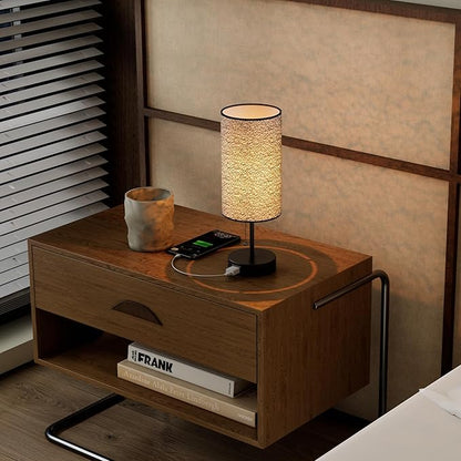 Table Lamp for Bedroom, Nightstand Lamp for Bedside