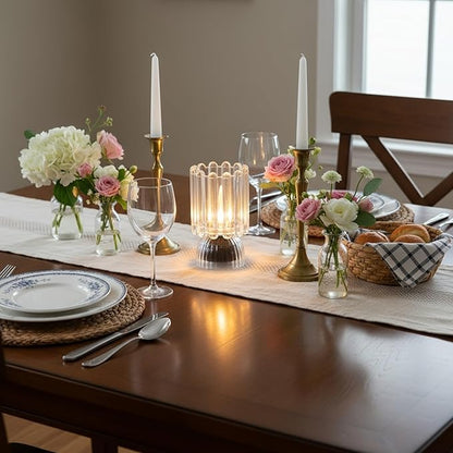 Battery Operated Lamp with Auto-Off Timer, Cordless Table Night Light