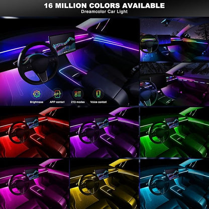 Dreamcolor Acrylic Interior Car LED Strip Light