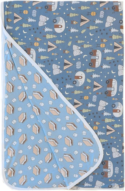 Copper Pearl Bridger Jumbo 3-Layer Quilt: Soft, Breathable Baby Blanket for Toddlers & Newborns | Cozy, Premium Polyester/Rayon | 46x46