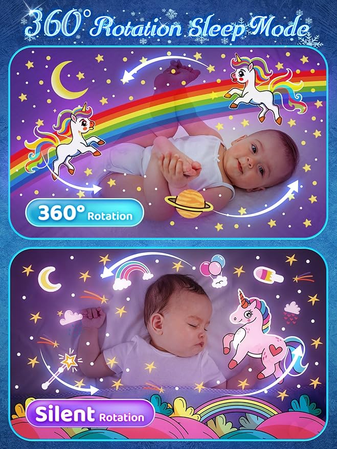Frozen Toys, 15 Music+16 Films+315 Colors Night Light for Kids, 360°+Remote+Cordless Star Projector for Kids Night Light Projector, Princess Toys for Girls Room Decor, Christmas Gifts Frozen Gifts