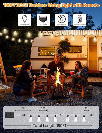 Brightever 180FT LED String Lights