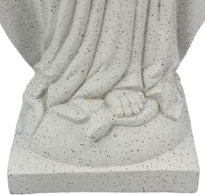 Galt International Virgin Mary Praying Blessed Mother of Grace Garden Statue Terrazo-Style 32" Religious Resin Statue Holy Queen of Heaven