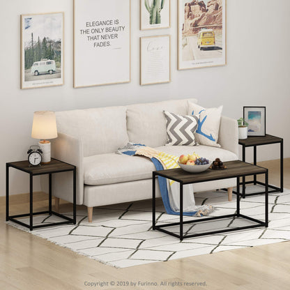 CAMNUS Metal Frame Living Room Table Set