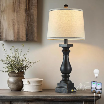 28" Tall Farmhouse Table Lamps
