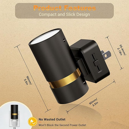 JandCase Night Lights Plug into Wall, Automatic Night Light