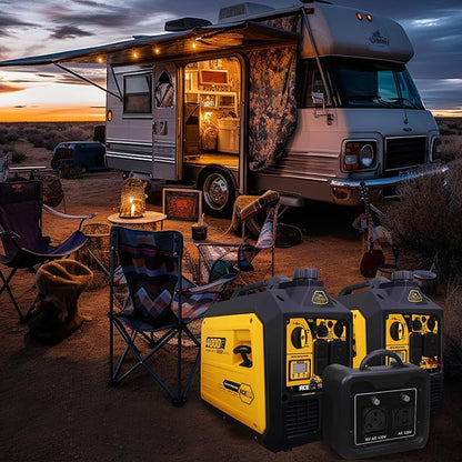 Aceup Energy 4000 Watt Inverter Generator Portable 149cc, Gas Powered Generator Quiet for Home, RV-Ready, EPA Compliant