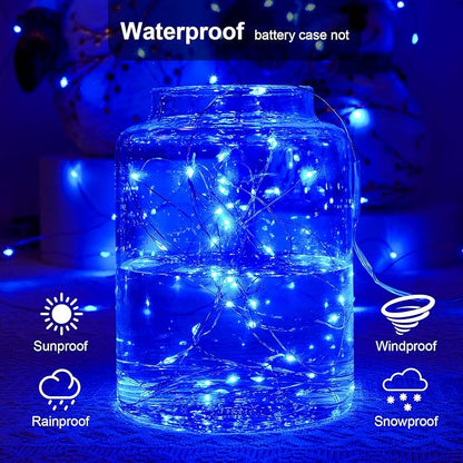 2 Pack 16.4ft Battery Operated String Lights