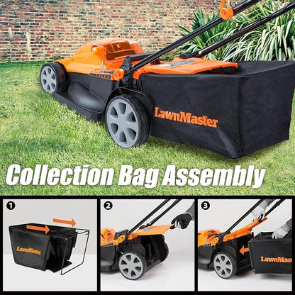 LawnMaster CLMF4817E 48V MAX* Brushless Mower with 2X24V MAX* 4.0Ah Battery and a Dual Charger