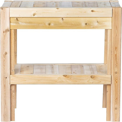 Greenes Fence Cedar Adjustable Storage Shelves, 31 in. x 16 in. x 30 in. - Made in USA with North American Cedar
