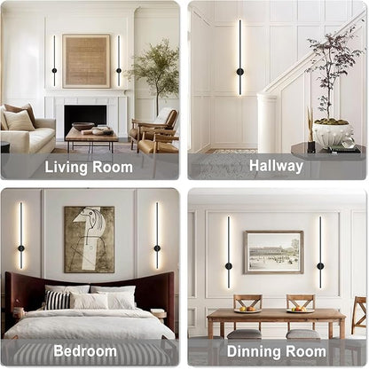 Motion Sensor Battery Operated Wall Sconce Set of Two