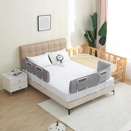 Bed Guard Rail for Toddlers, 43inch Foam Padded Side Rail for Queen King Twin Full Size Bed, Bedrail for Toddler, Kids Cosleep Bed Railing