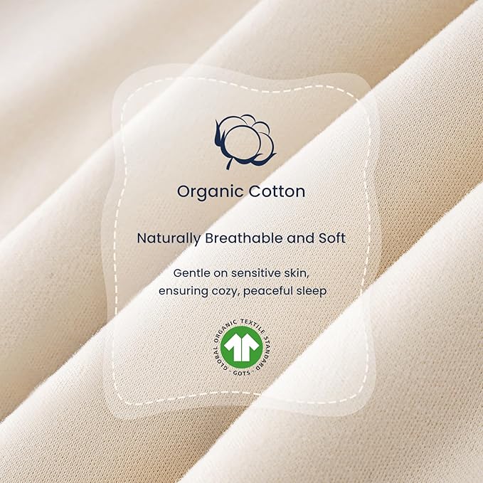 Unisex Sleeping Bag for Babies and Toddlers 1.0 Tog Sleep Sack 0-6 Months, Newborn Sleep Sack, Wearable Blanket Baby, One Piece Long Sleeves, Gifts for Baby