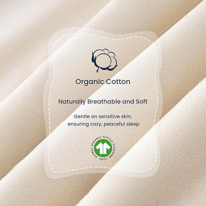 Unisex Sleeping Bag for Babies and Toddlers 1.0 Tog Sleep Sack 0-6 Months, Newborn Sleep Sack, Wearable Blanket Baby, One Piece Long Sleeves, Gifts for Baby
