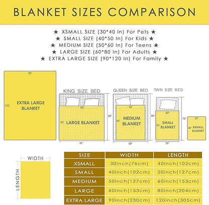 Thuswarm Cute Tomato Kawaii Black Flannel Throw Blanket Warm Cozy Soft Funny Print Blankets for Bed Couch Sofa Room Decoration Gifts 50”×40” Small for Kid