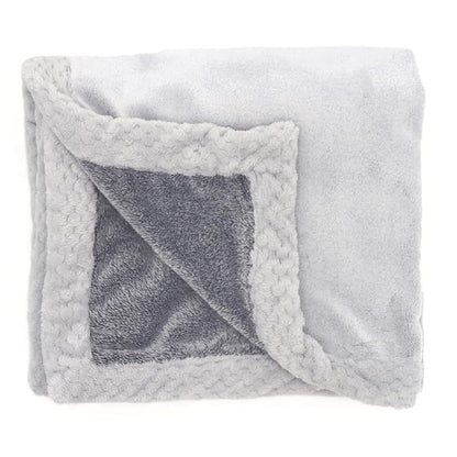 aden + anais Plush Blanket - Soft Minky Baby Blanket for Infants, Toddlers, Kids, for Crib, Stroller, Travel, Storm Grey
