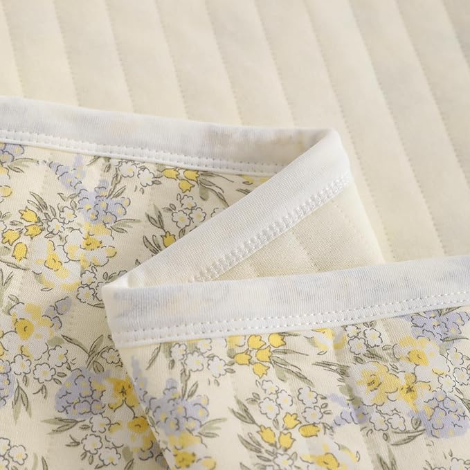 NTBAY Jersey Cotton Quilted Toddler Blanket, Breathable and Warm for Boys and Girls Baby Blanket, 30x40 Inches, Purple Floral