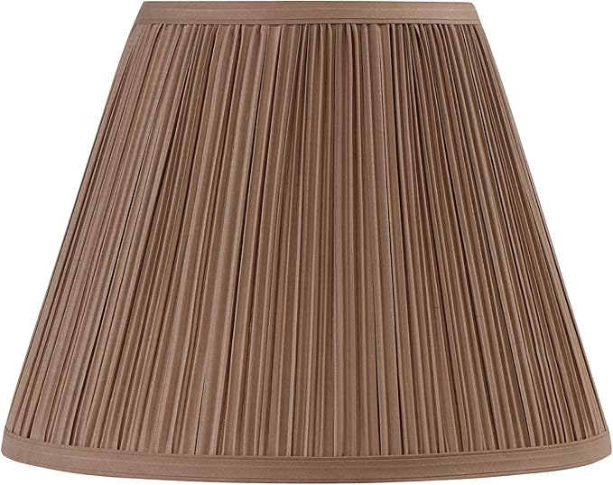 Aspen Creative 32072, Hardback Empire Transitional Spider Lamp Shade, Mushroom