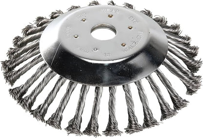 8 inch Steel Wire Trimmer Head Unbreakable Wired Trimmer Blade 2 packs of Adapters - Yard Patio Wire Weed Eater Head with Adapters for Optimal Lawn Mover String Trimmer Head Replacement Contains