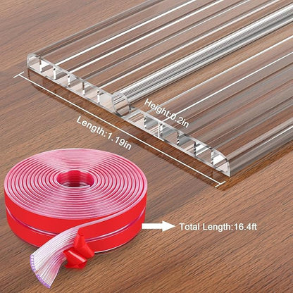 Baby Proofing 16.4ft Long (1.19" Wide) Corner Protector Baby Corner Guards Furniture Corner & Edge Safety Bumpers Clear Baby Proofing Bumper Cushion for Table Furniture Sharp Corners