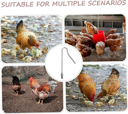 Totority Essential Farm Equipment Poultry Management Tool User-Friendly Chicken Catcher Trap Leg Hook for Catching Chickens Ducks