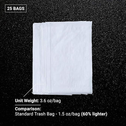 Sandbaggy Large Sandbags - Size: 25" x 40" - Thick Heavy Duty Contractor Bags, Heavy Duty Garbage Bags, Dumpster Bag, Construction Trash Bags, 6 mil (25 Bags)