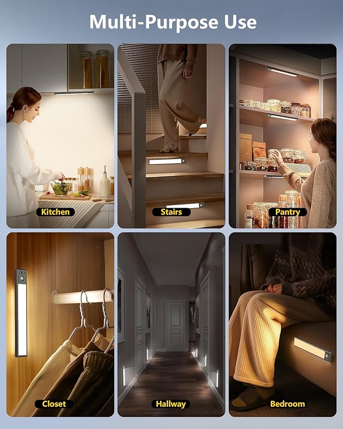 OTWKAY 10.5inch Under Cabinet Lighting
