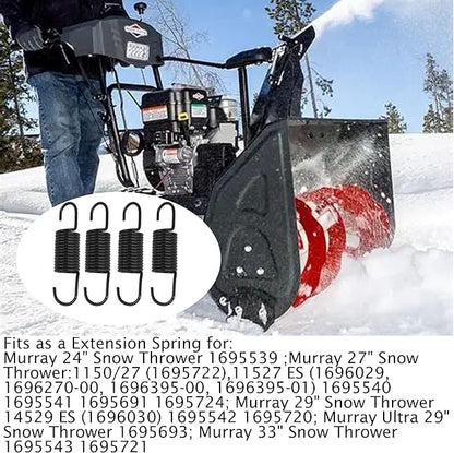 Snowblower Extension Spring 1736469YP Spring Replaces Murray 165X112 165X112MA 1736469 722423 Simplicity Snapper (4 pcs)