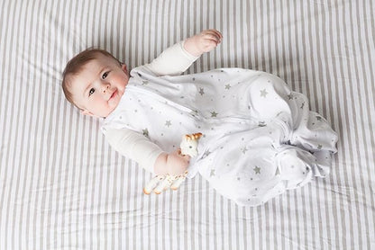 Baby Wearable Blanket - Baby Sleep Sack 100% Cotton - Sleep Sack 6-12 Months - Comfy Soft Lightweight, 2-Pack Set Gender Neutral Grey