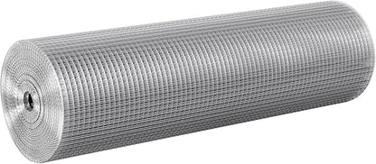 VEVOR Hardware Cloth, 1/2 inch 36in x 100 ft 19 Gauge, Hot Dipped Galvanized Wire Mesh Roll, Chicken Wire Fencing, Wire Mesh for Rabbit Cages, Garden, Small Rodents
