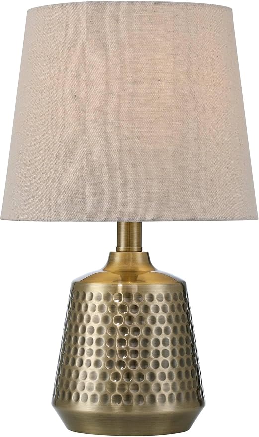 360 Lighting Argus 16 1/4" High Small Modern Accent Table Lamp Gold Textured