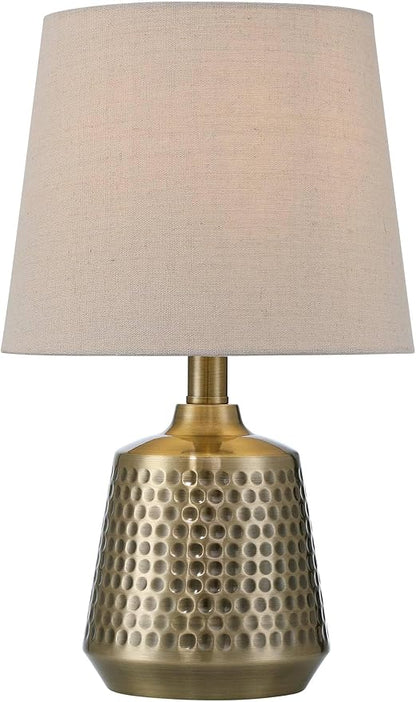 360 Lighting Argus 16 1/4" High Small Modern Accent Table Lamp Gold Textured