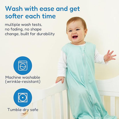 TotAha Sleep Sack 15-18-24 Months 0.5 TOG, Lightweight Summer Sleeping Sacks, Soft Babies Wearable Blanket with 2-way Zipper for Girl 3-Pack, 0.5 TOG