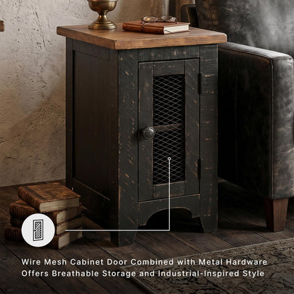 Valebeck Chairside End Table with Storage