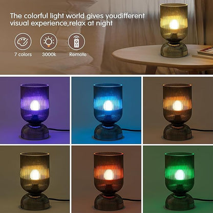 Modern RGB Glass Table Lamp