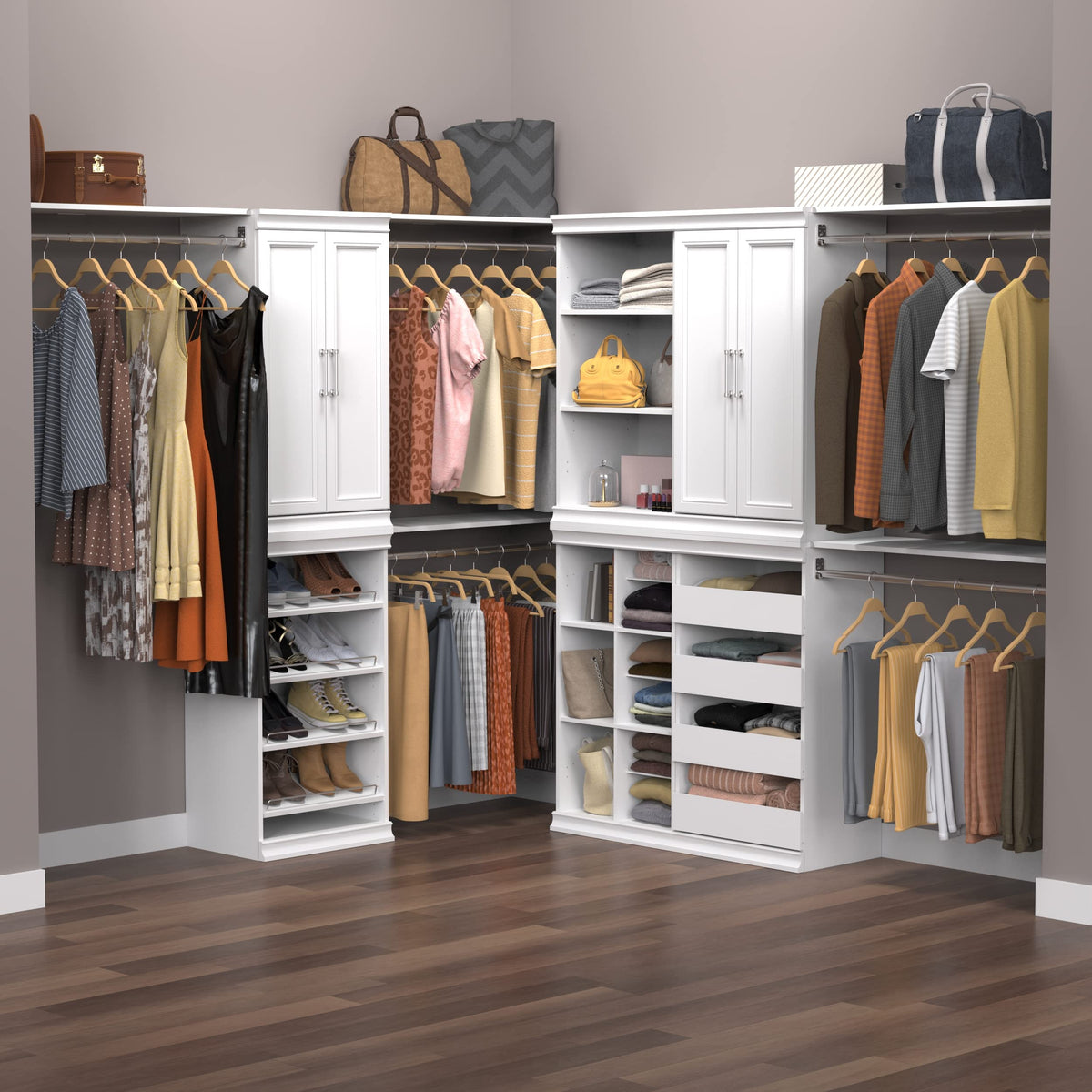 Modular Storage Unit with 4 Drawers