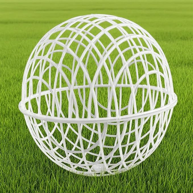 3 Pieces Ball-Shaped Movable Chicken Coop Farm Courtyard Outdoor Rolling Pigeon Bunny Duck Hutch Safety Balls Cage Preventing Dog Bites Trampled by Horse