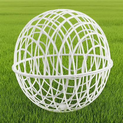 3 Pieces Ball-Shaped Movable Chicken Coop Farm Courtyard Outdoor Rolling Pigeon Bunny Duck Hutch Safety Balls Cage Preventing Dog Bites Trampled by Horse