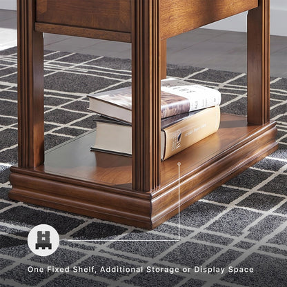 Breegin Narrow Chairside End Table