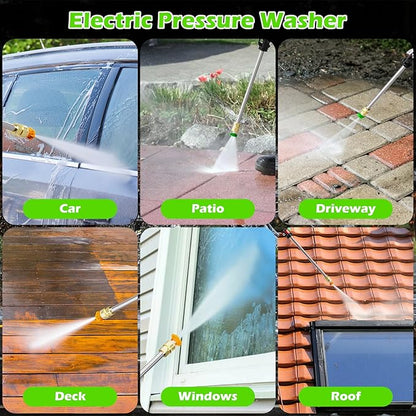 Pressure Washer -4800PSI with Anti-Tipping, 35FT Power Cord,Power Washer for Cars Fences Driveways Patios Home