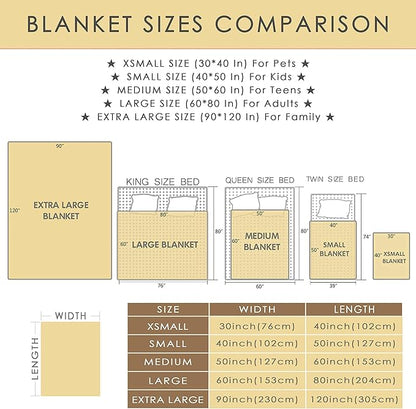 Thuswarm Cute Snowflake and Duck Flannel Blanket for Autumn Winter Gifts Warm Cozy Soft Funny Print Throw for Bed Couch Sofa 80”×60” Large for Adult