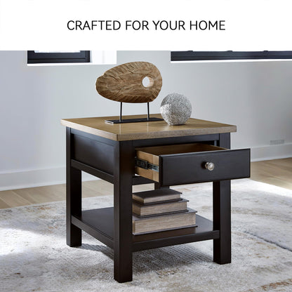 Drazmine Casual End Table with 1 Lower Shelf