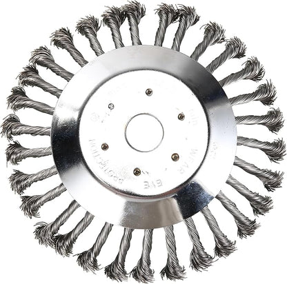 8 inch Steel Wire Trimmer Head Unbreakable Wired Trimmer Blade 2 packs of Adapters - Yard Patio Wire Weed Eater Head with Adapters for Optimal Lawn Mover String Trimmer Head Replacement Contains