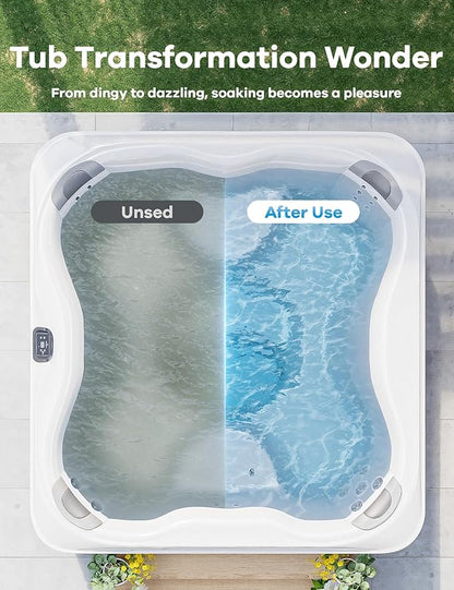32 Oz Shock Oxidizer for Hot Tubs, Spa Chlorine-Free Shock Oxidizer, Suitable for All Spa & Hot Tubs Types