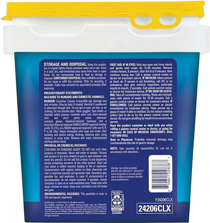 CLOROX Pool&Spa All-in-One XtraBlue Chlorinating Granules, Kills Bacteria & Stops Algae, Blue, 6 Pounds